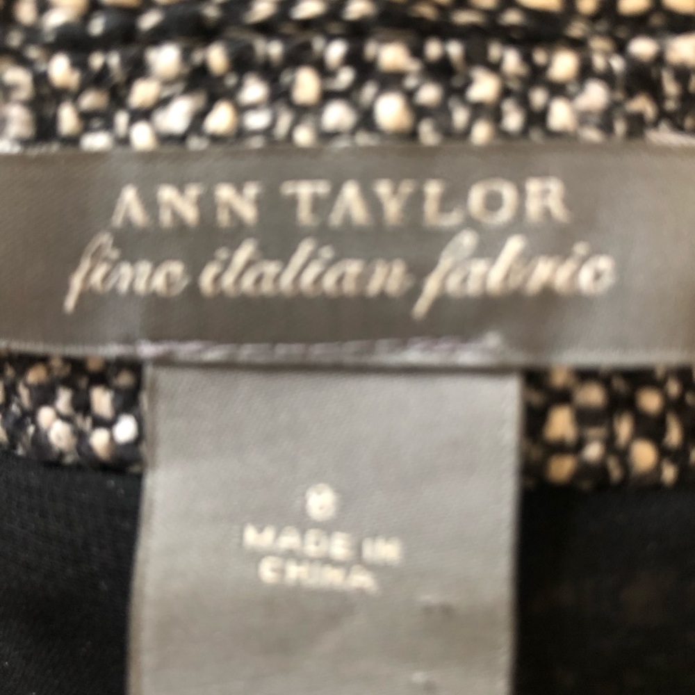 Women's Black Tweed Jacket - Picture 3 of 4